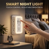 10-in-1 ETL-Certified Surge Protector Power Outlet