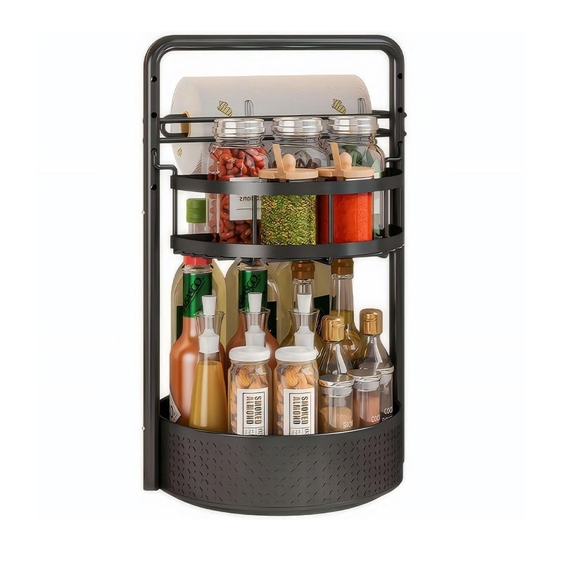 Paper Towel & Seasoning Storage Rack
