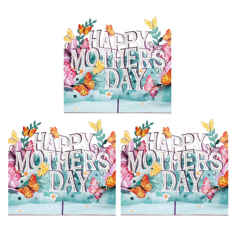 3D Butterfly Mother’s Day Pop-Up Card