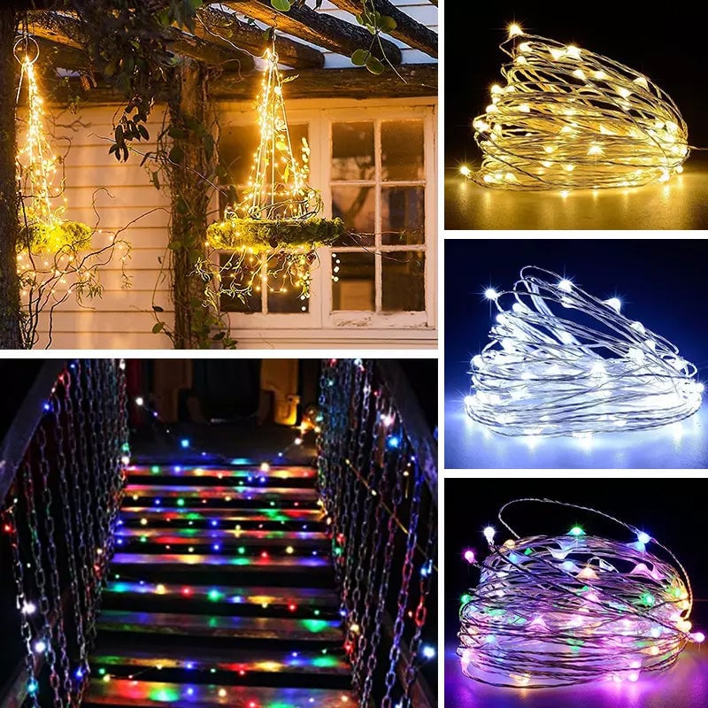 sale-USB-Kupferdraht-Lichterkette mit Fernbedienung