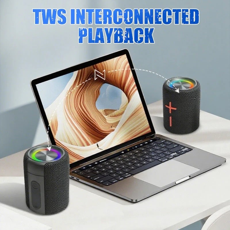 Sakerplus 2 In 1 Magnetic Bluetooth Speaker