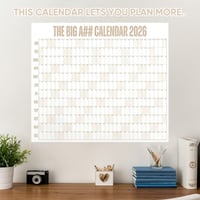 Oversized Wall Calendar