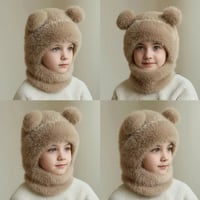 ❄️ 4-in-1 Winter Warmth Integrated Kids' Hooded Hat