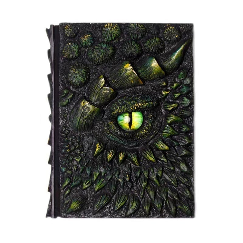 🐉Dragon Eye 3D Embossed Journal - Handmade Resin Engraved Notebook🐉