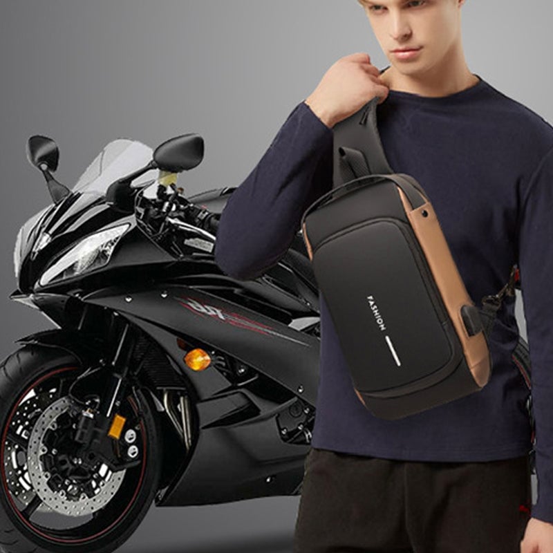 Fasjonable sports ryggsekk for menn