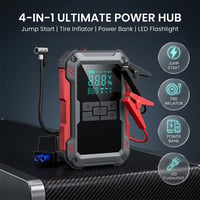 Portable Car Jump Starter and Tire Inflator All-in-One