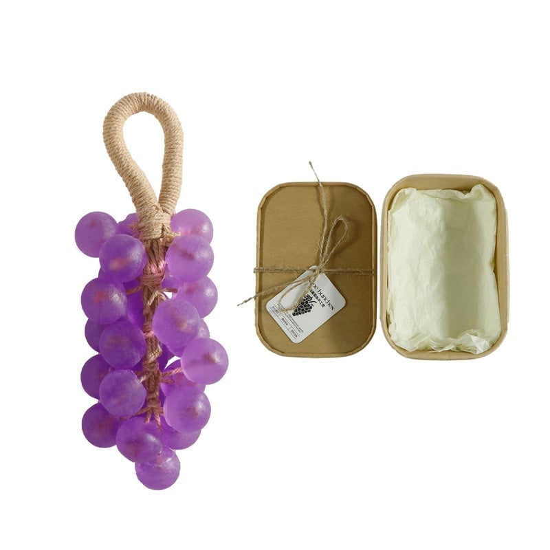 Handmade Crystal Grape Soap
