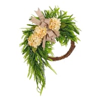 Garden-Style Hydrangea Wreath