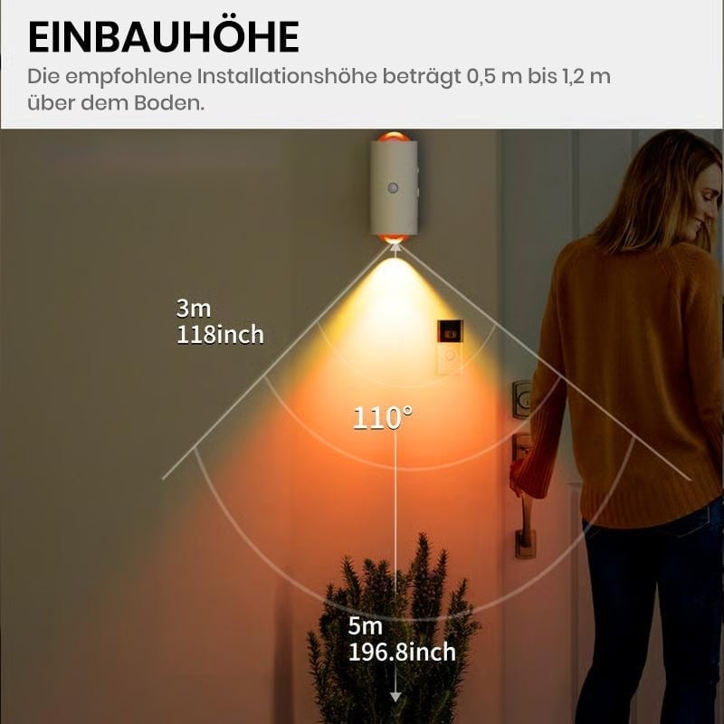 Bewegungssensor RGB-Nachtlicht