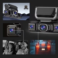 3.0-inch Quad-Recording Dashcam