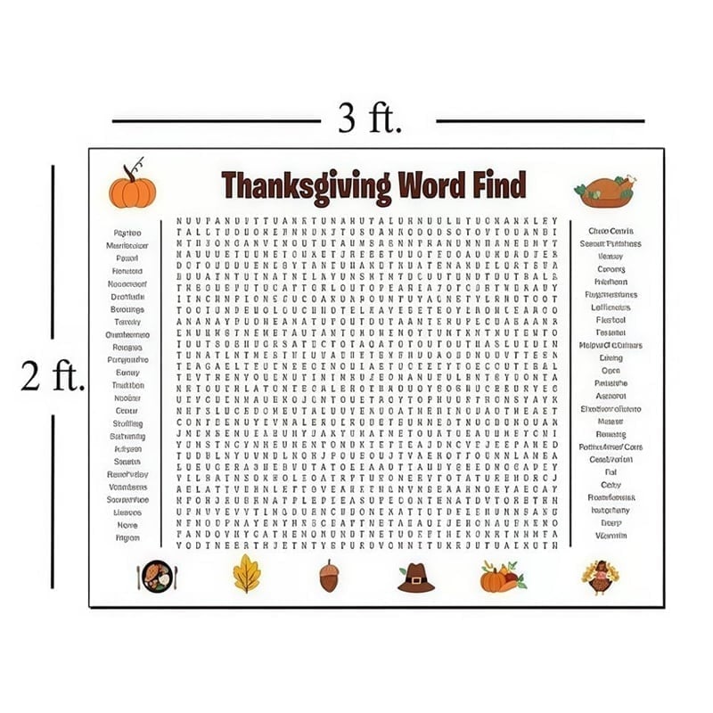 Word Fill-in Puzzle Poster