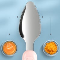 Double Head Baby Silicone Food Spoon