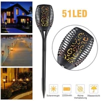 LED Solar-Fackellampe Tanzen Flamme