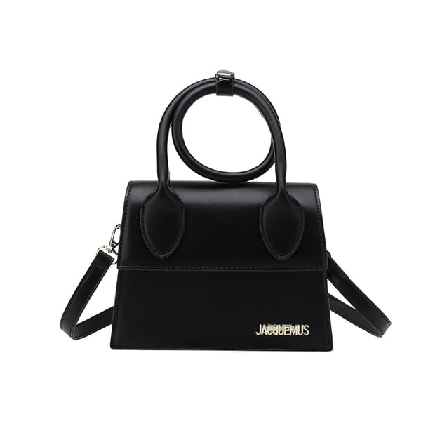 Solid Color Flap Square Bag