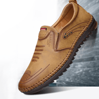 Soft Surface Tendon Sole Hand Sewn Breathable Men's Shoes