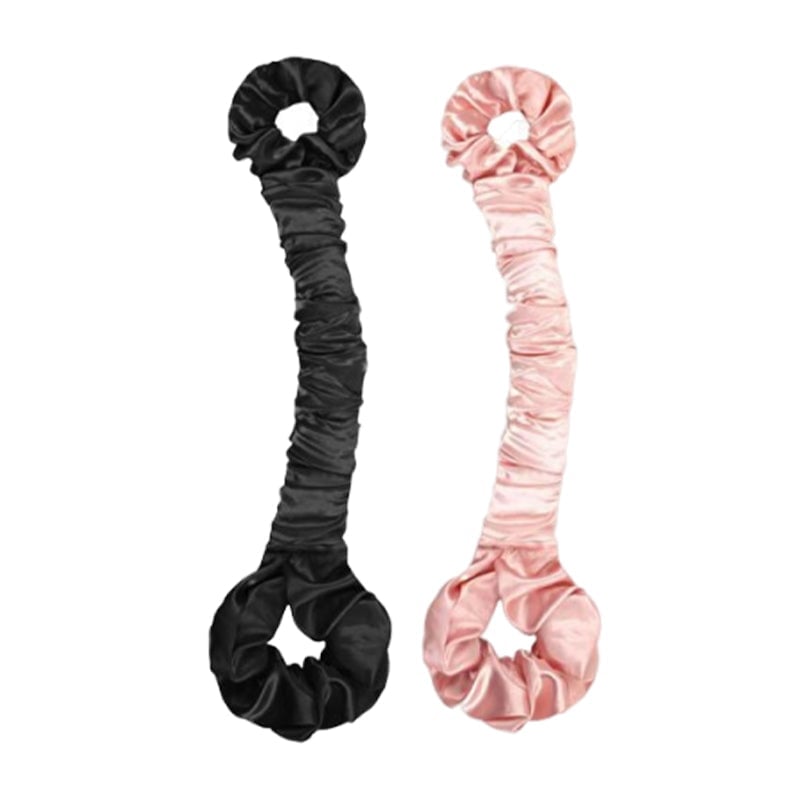 Multi-function Satin Heatless Hair Curler & Hair Tie Non
