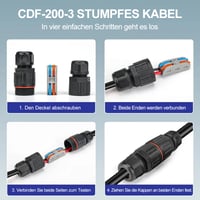 Wasserdichte Klemmenleiste für den Außenbereich