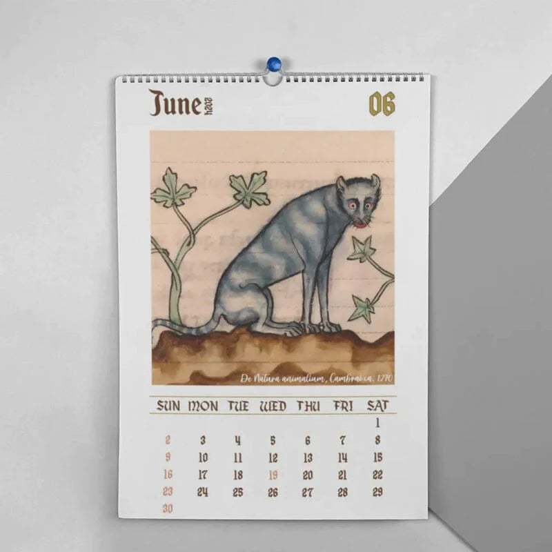 Konstig medeltida kalender 2024