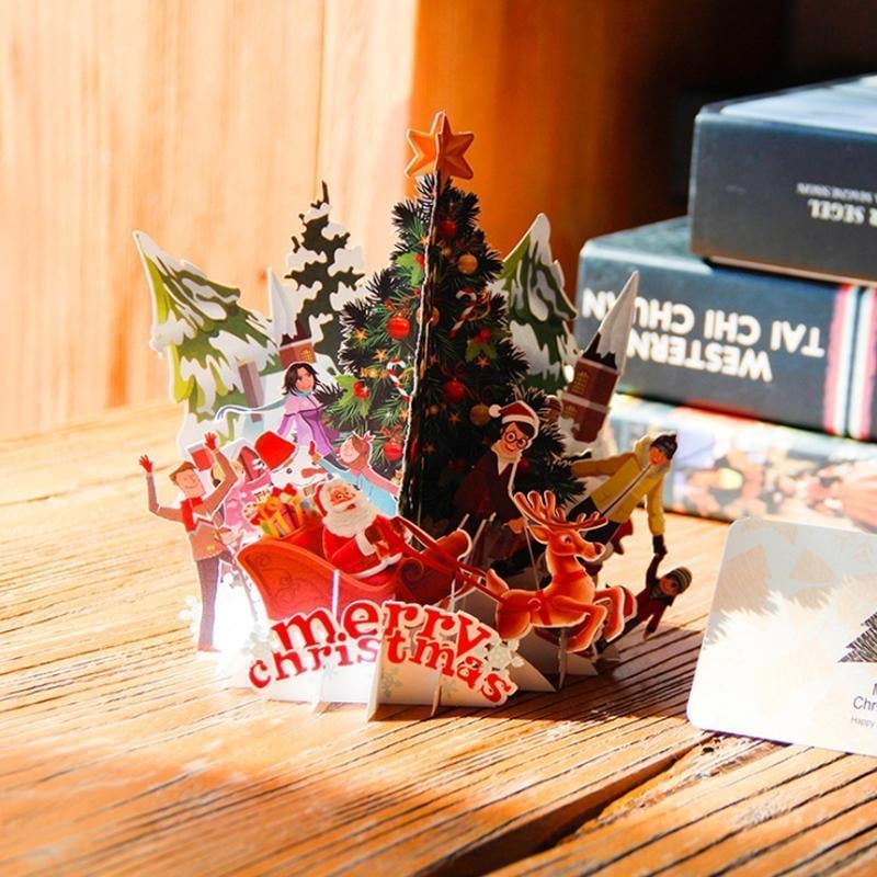 3D-Weihnachts-Popup-Karten