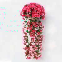 Levendige kunstmatige hangende orchideeën tros