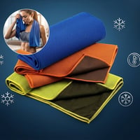 Premium Instant Cooling Towel Set with Storage Bottle