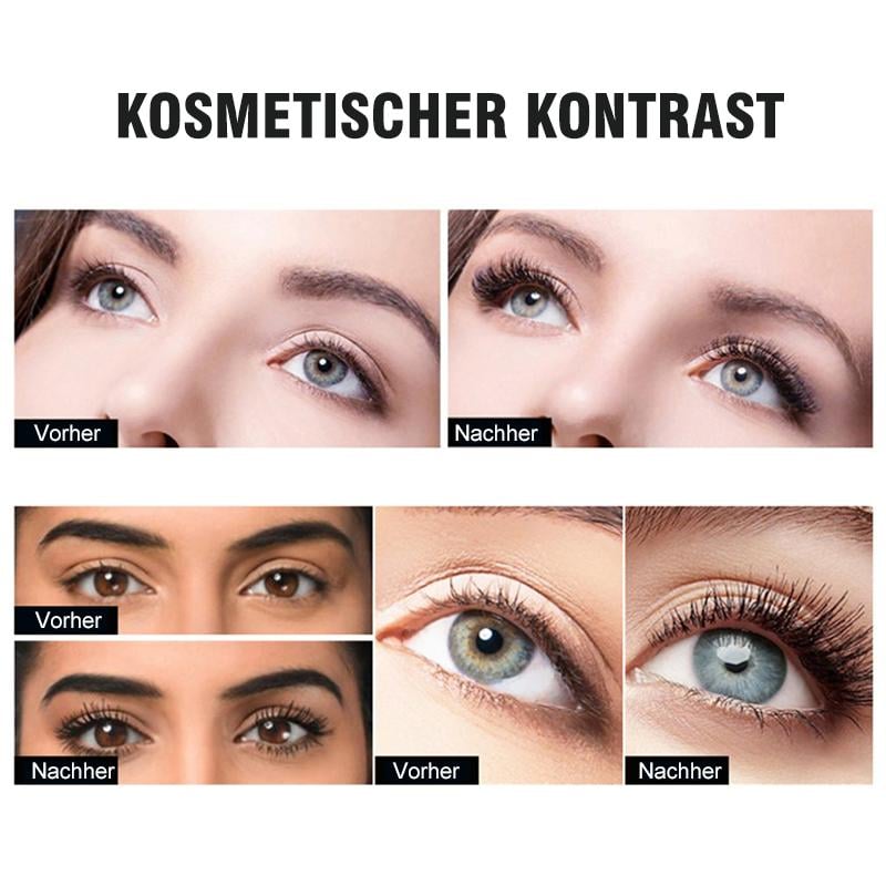 Neue 4D wasserdichte Seidenfaser dicke Verlängerungswimperntusche