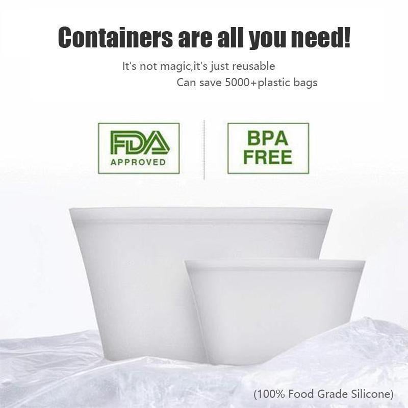 Multifunction Zip Lock Leakproof Containers