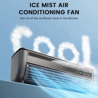 No Drilling Kitchen Wall Air Conditioner Fan