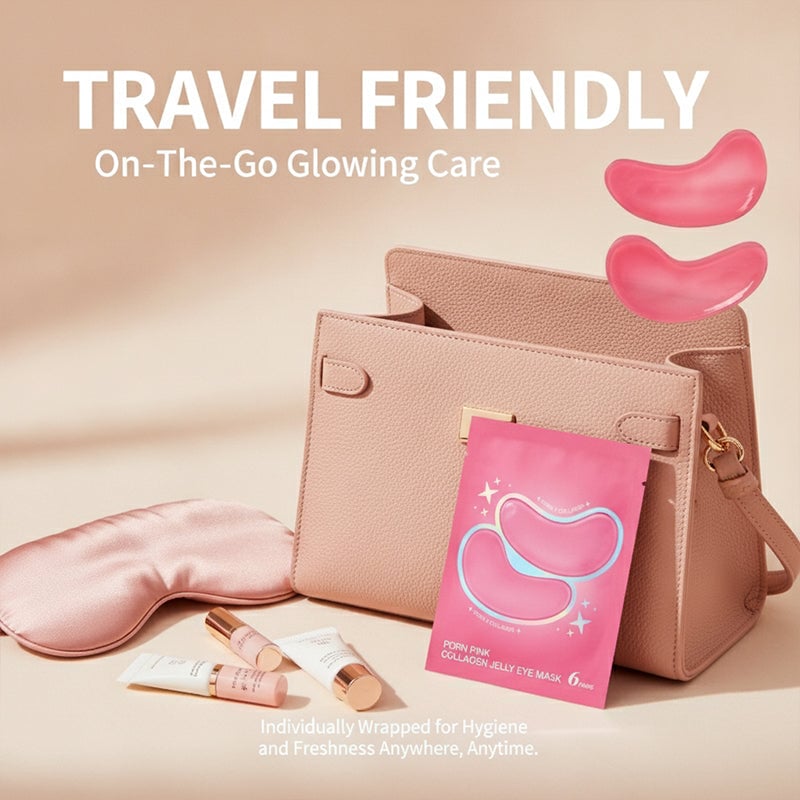 Pink Collagen Jelly Eye Mask