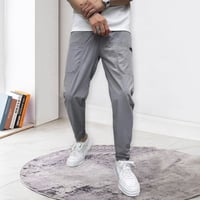 Strækbare Skinny fit Cargobukser med multilommer (Herre)