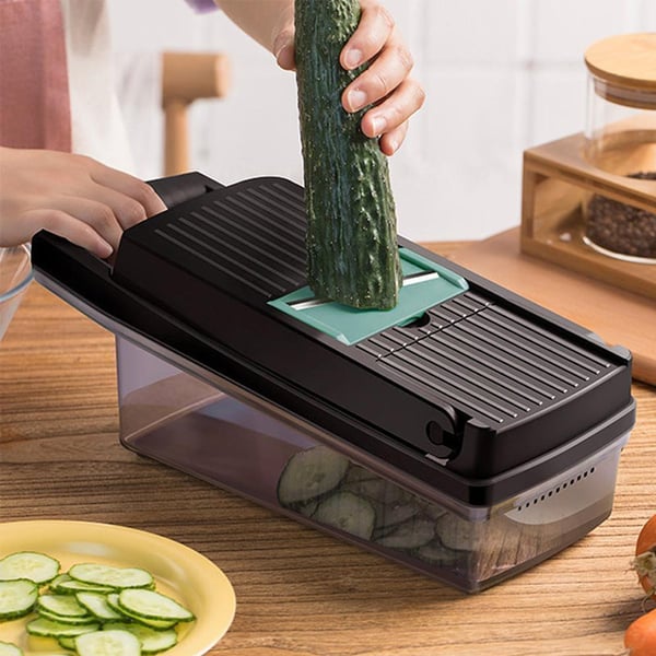 Multifunktionellt grönsaksskärset