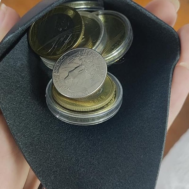 Distressed Leather Coin Purse