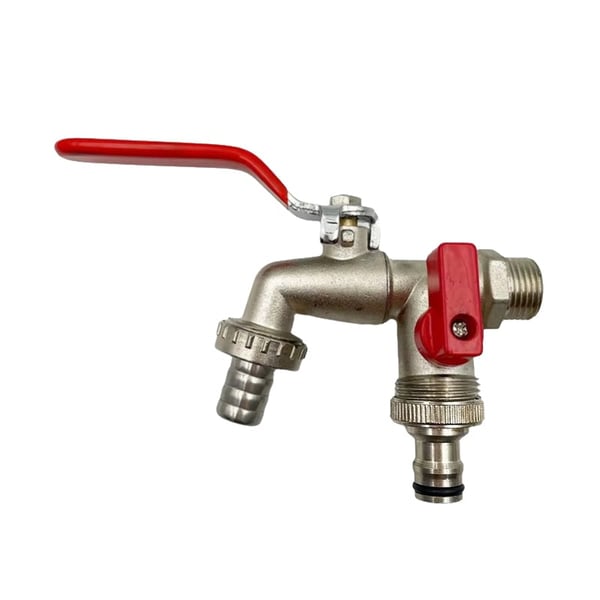 Zinklegierung Dual Outlet Wasserhahn für Gartenarbeit