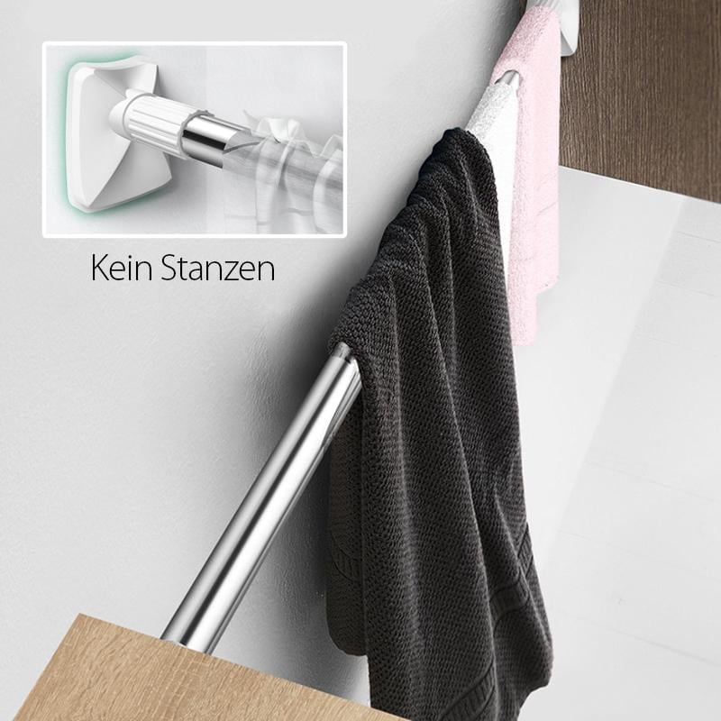 🥼🧥Teleskopkleidung Rod aus Edelstahl