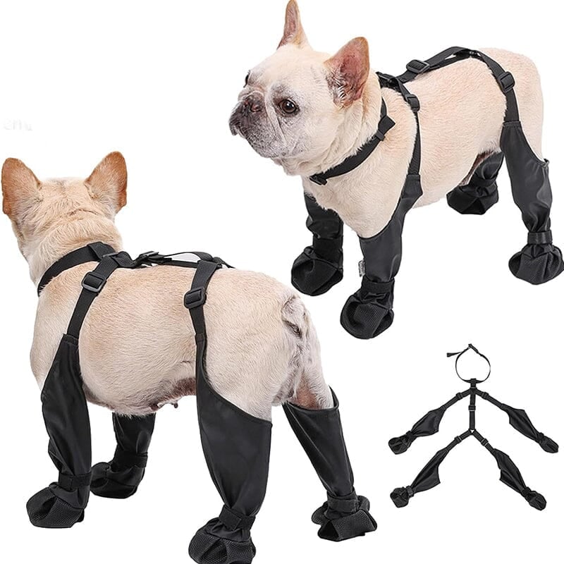 Pet Outdoor Waterproof Suspender Boots