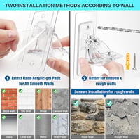 No Drill Curtain Rod Brackets