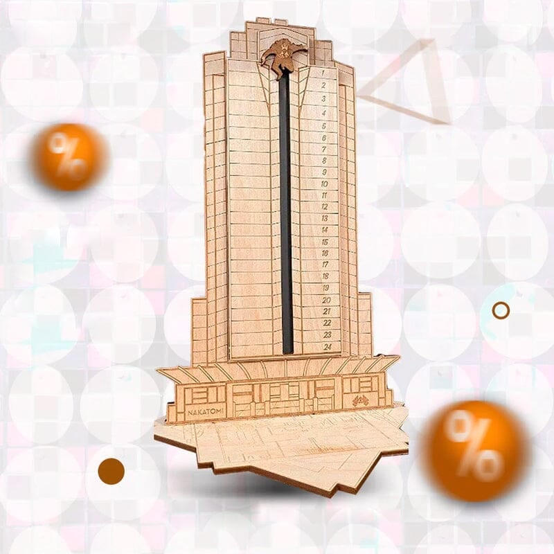 Sakerplus® Wooden Advent Calendar Bomb Calendar