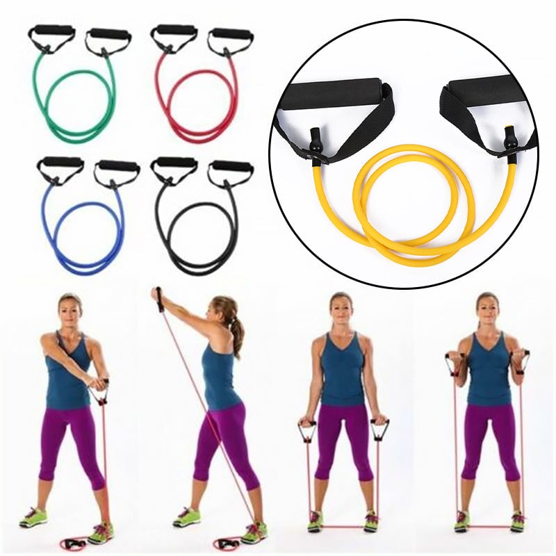 Weerstandsbuis met dubbele toon Zware kwaliteit oefenband voor stretching
