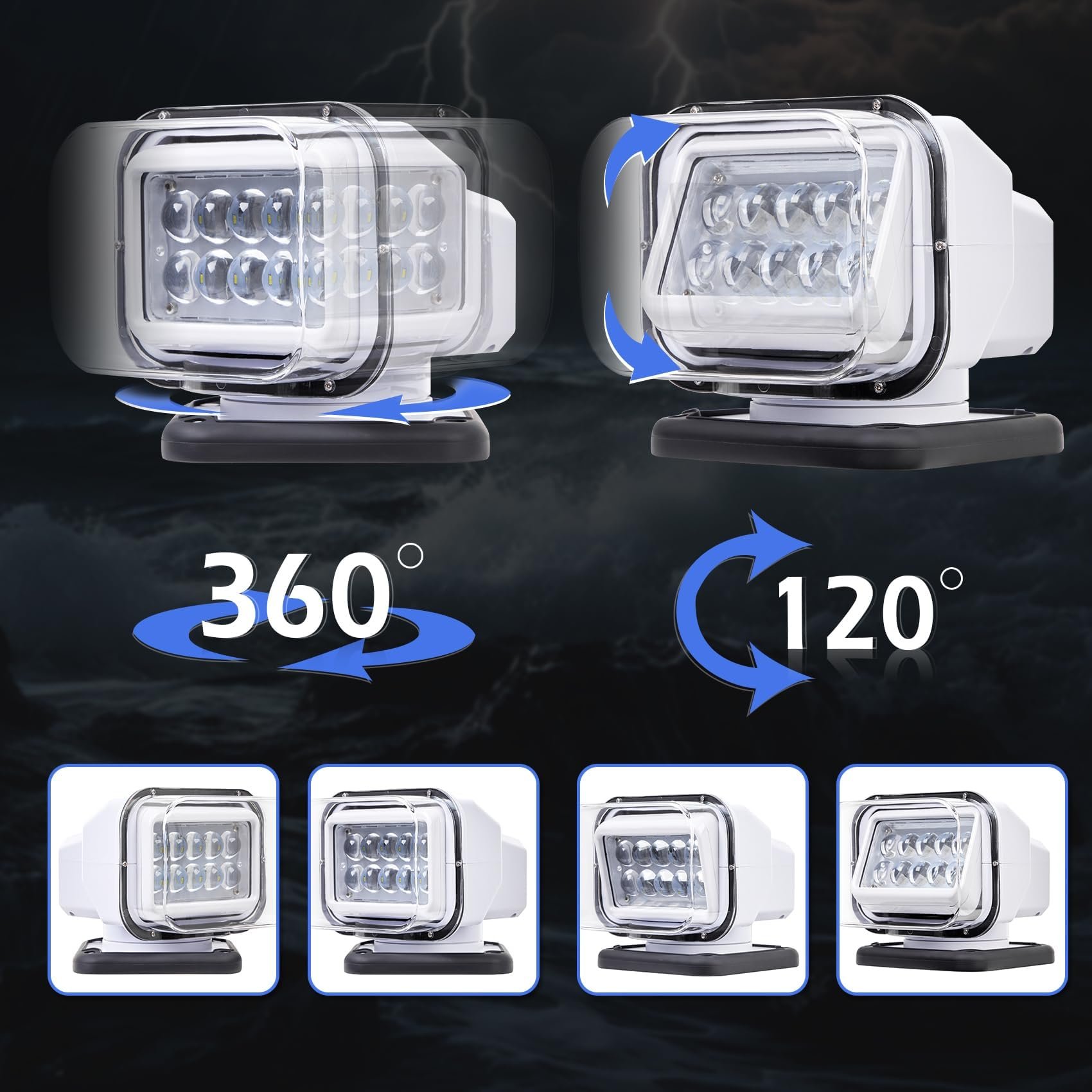 Sakerplus LED Spotlight with Remote