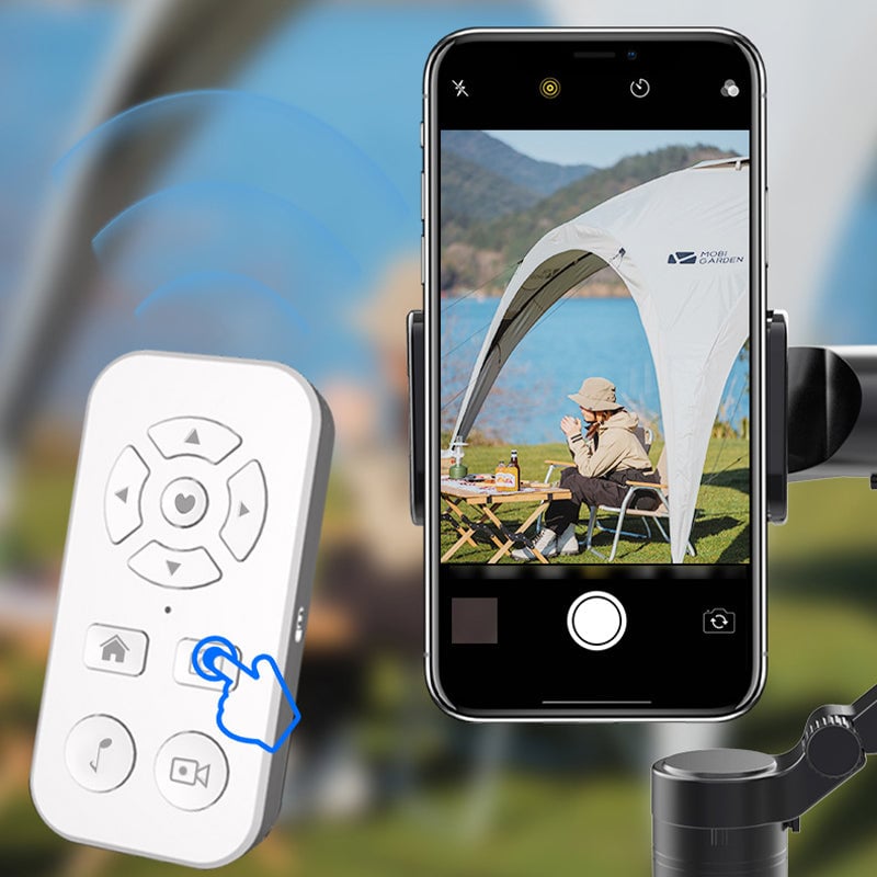 9-Key Smartphone Bluetooth Remote Controller