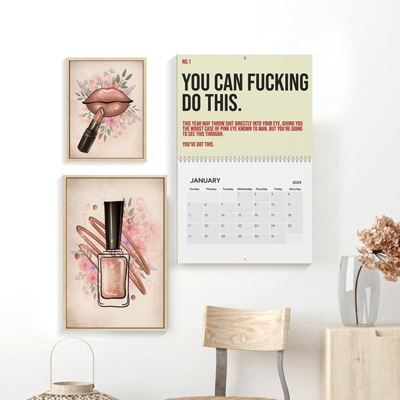 🤣The Year Of Your Fucking Year Calendar-Your Kick-Ass Motivational Calendar(2025)