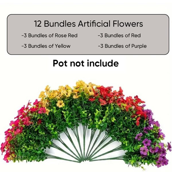 Premium UV Resistant Artificial Flowers