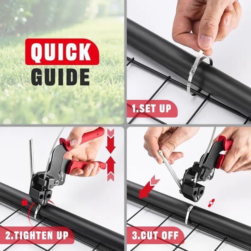 Heavy Duty Stainless Steel Tie Gun Kit