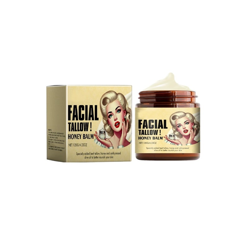Baume au miel et au suif pour le visage