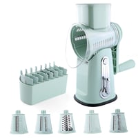 5 in 1 Vegetable Cutter Slicer, Rotary Cheese Grater