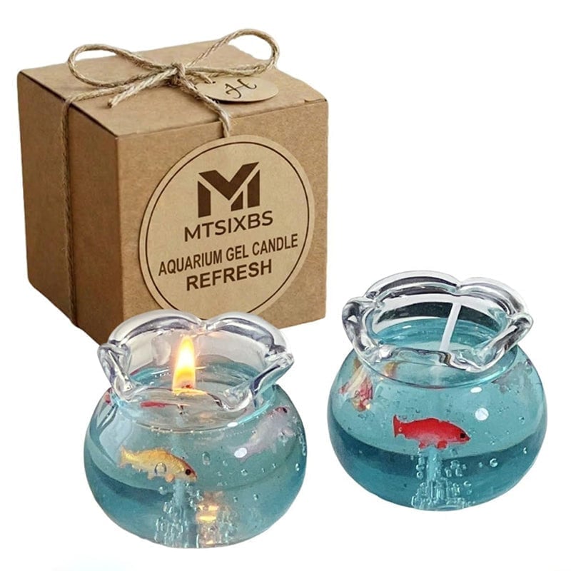 Mini Bubble Fish Tank Scented Candle