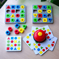 Shape Matching Game Color Sensory Educational Toy