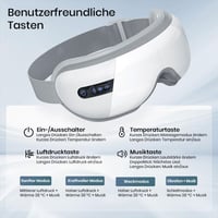 Premium-Augenpflegegerät, Augenmaske mit Feuchtigkeitsspender und Augenmassagegerät