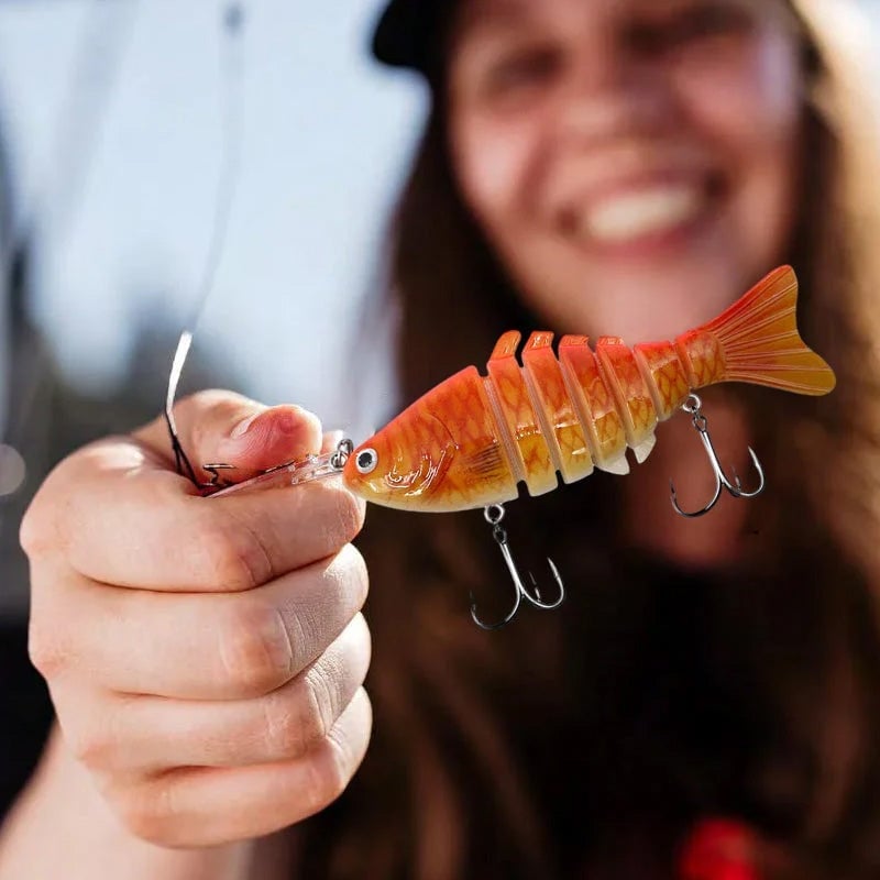 Multi-segmented Fish Swimbait Lure Set