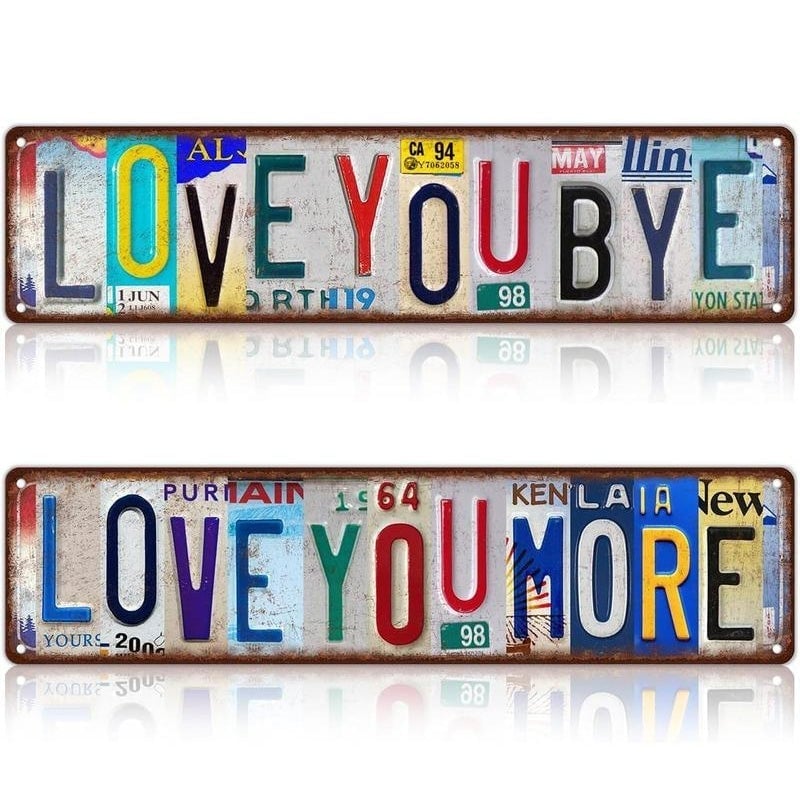 Tinplate decorative metal painting